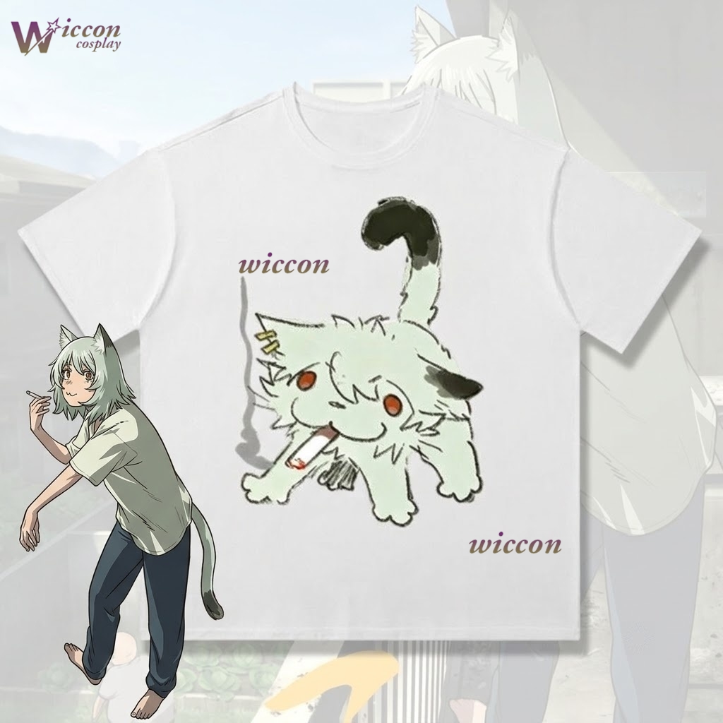 Anime Merchandise T Shirt - Camiseta de Algodão com Estampa de