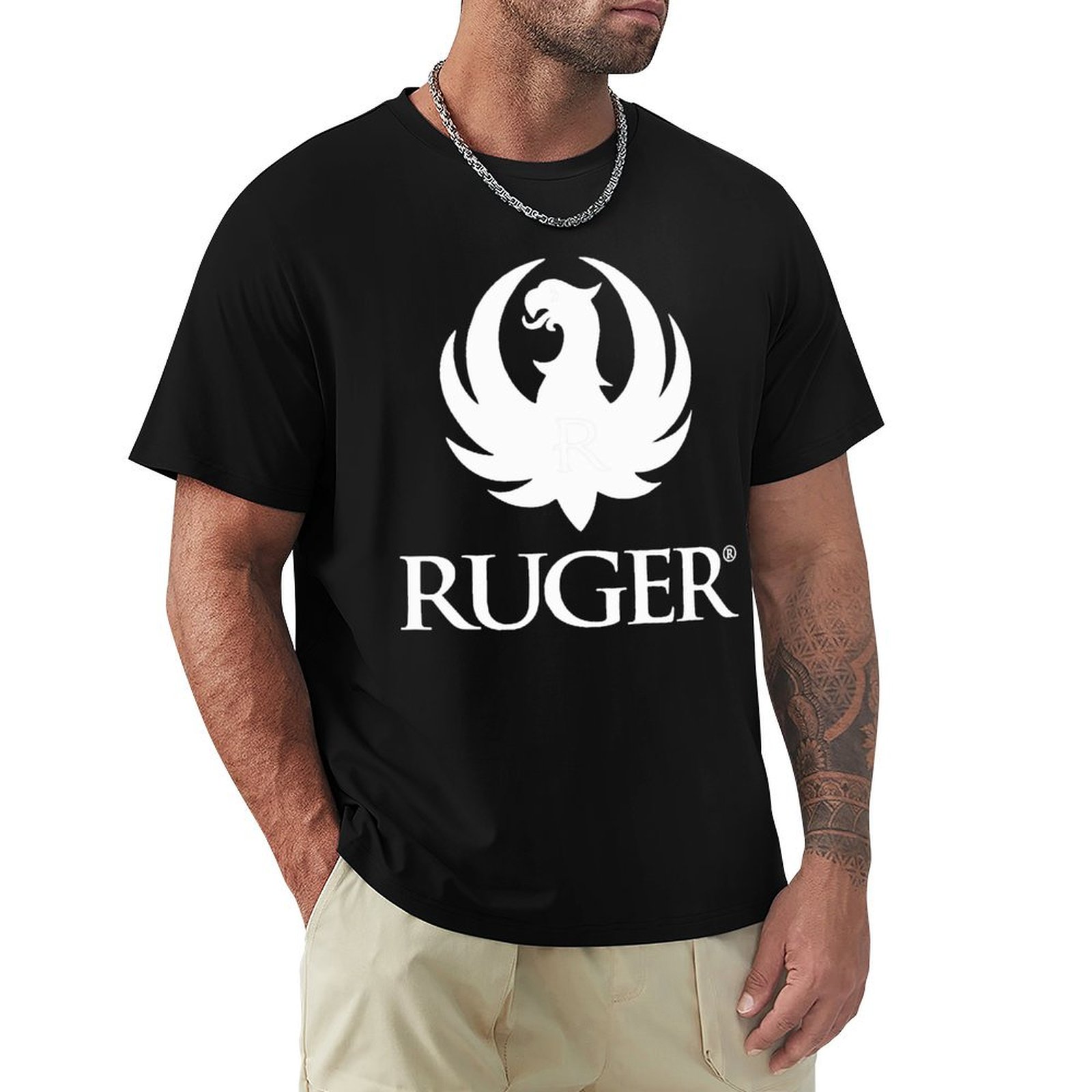 Anime Merchandise T Shirt - Camiseta com o logotipo da R.uger,