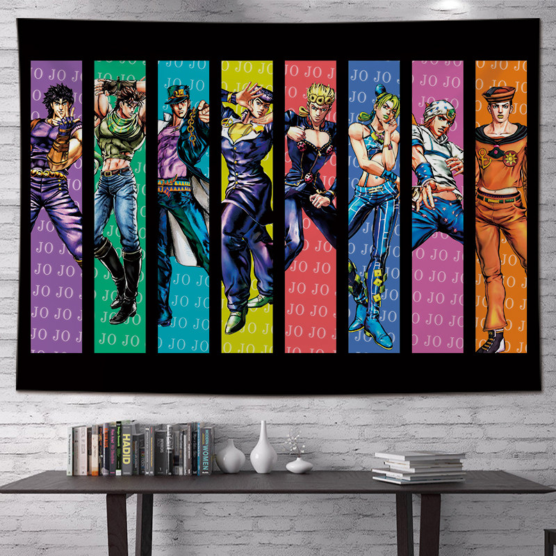 Wall Scroll Tapestry - Nova tapeçaria de anime Jotaro para
