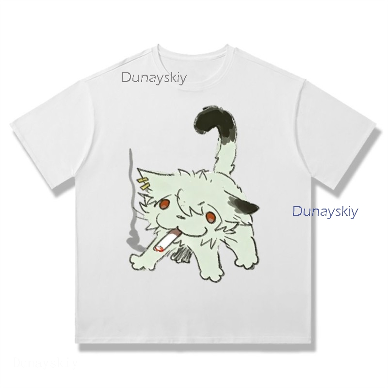 Camiseta de Algodão com Estamp - Anime Merchandise T Shirt avaliação e preço