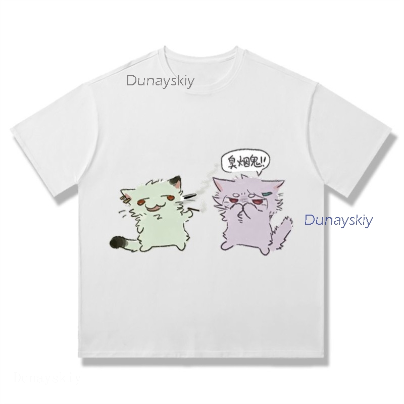 Camiseta de Algodão com Estamp - Anime Merchandise T Shirt avaliação e preço
