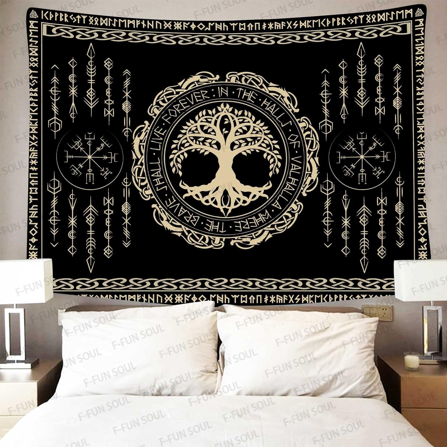 Tapeçaria de Mitologia Nórdica - Wall Scroll Tapestry avaliação e preço