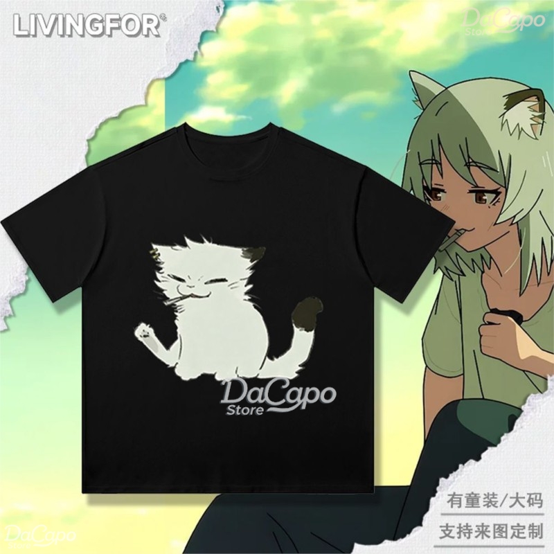 Camiseta Casual de Algodão Cha - Anime Merchandise T Shirt avaliação e preço