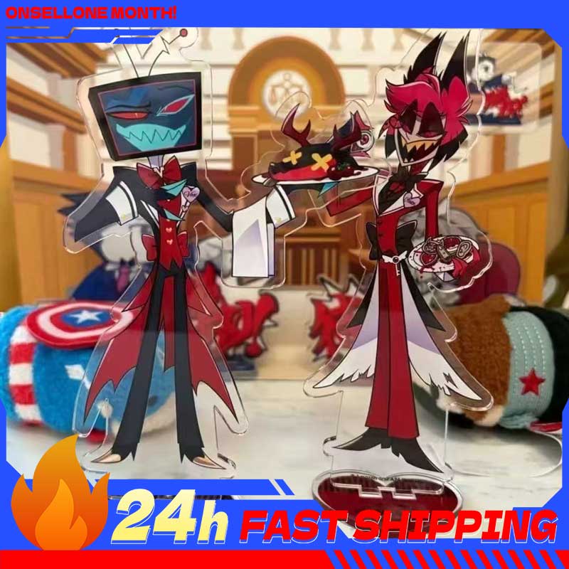 2 pçs hazbin anime periféricos - Anime Merchandise Collection avaliação e preço