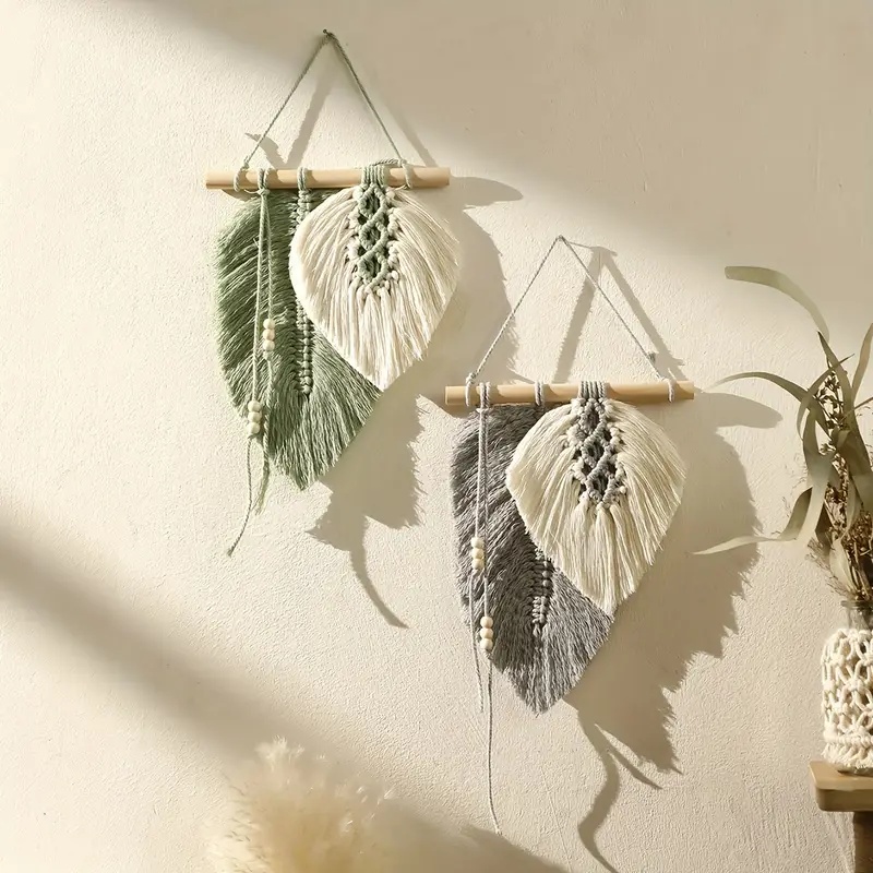 Pendurado na parede de folhas  - Wall Scroll Tapestry avaliação e preço