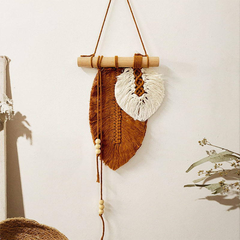 Pendurado na parede de folhas  - Wall Scroll Tapestry avaliação e preço
