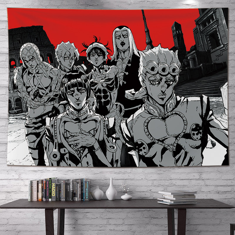 Nova tapeçaria de anime Jotaro - Wall Scroll Tapestry avaliação e preço