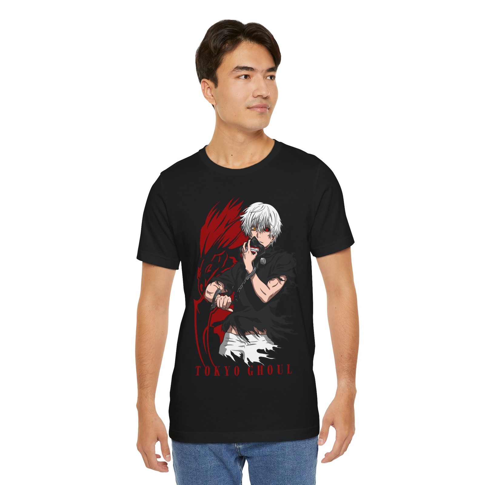 Camiseta de Anime Tokyo Ghoul, - Anime Merchandise T Shirt avaliação e preço