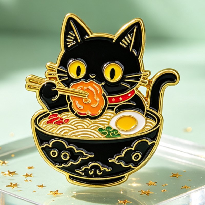 Broche de Esmalte de Gato Pret - Enamel Pin Set avaliação e preço