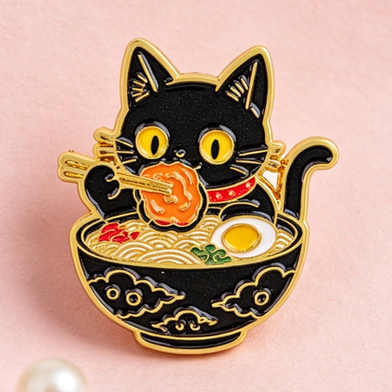 Broche de Esmalte de Gato Pret - Enamel Pin Set avaliação e preço