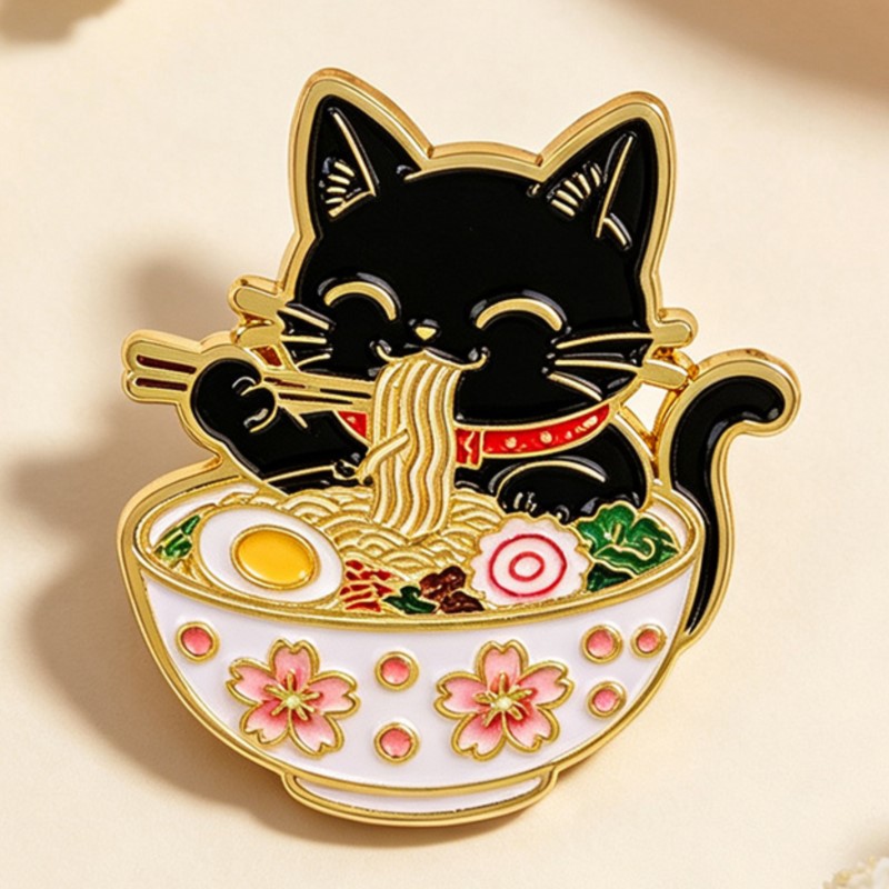 Broche de Esmalte de Gato Pret - Enamel Pin Set avaliação e preço