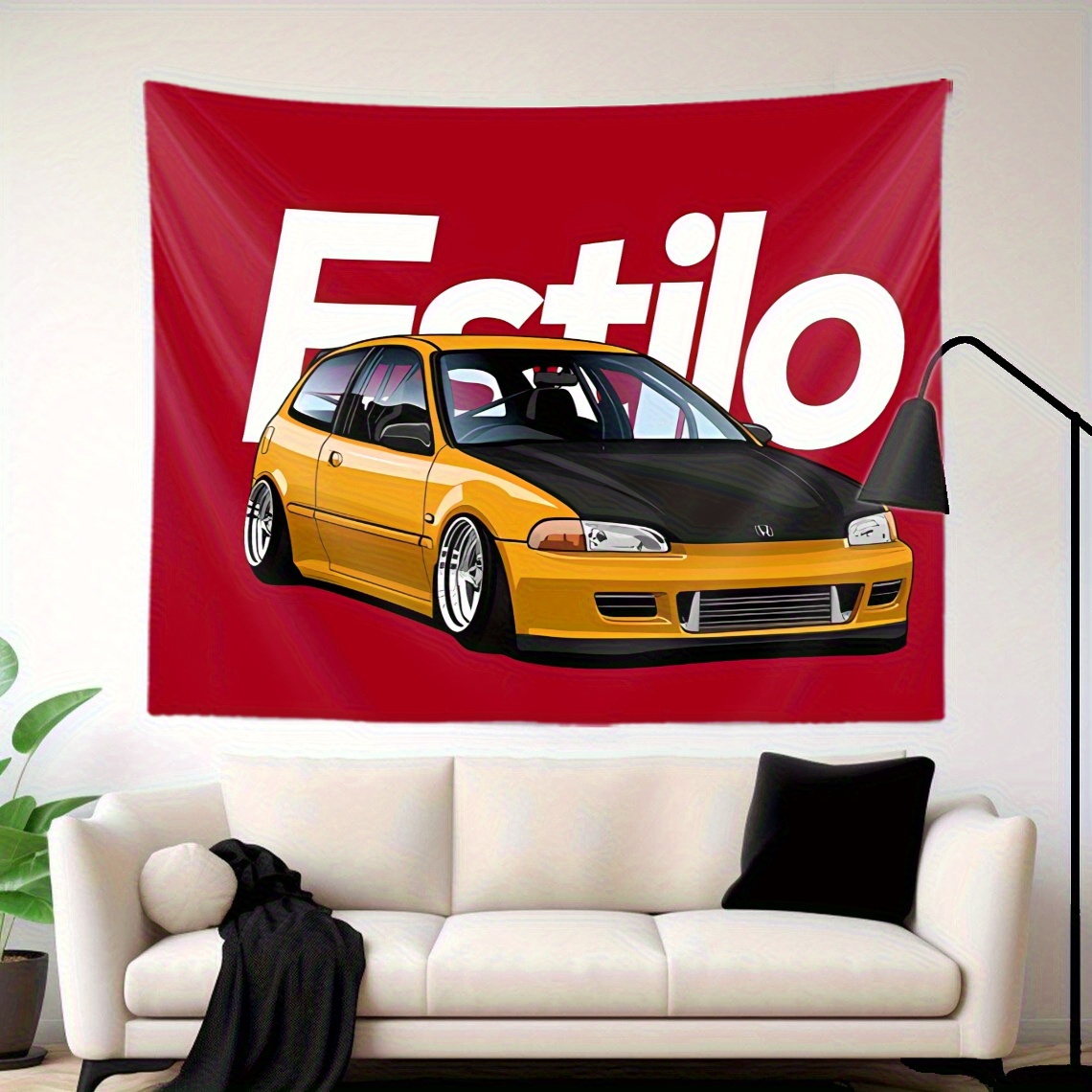 Tapeçaria Automotiva Honda Civ - Wall Scroll Tapestry avaliação e preço