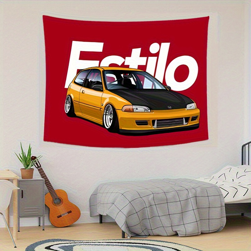 Tapeçaria Automotiva Honda Civ - Wall Scroll Tapestry avaliação e preço