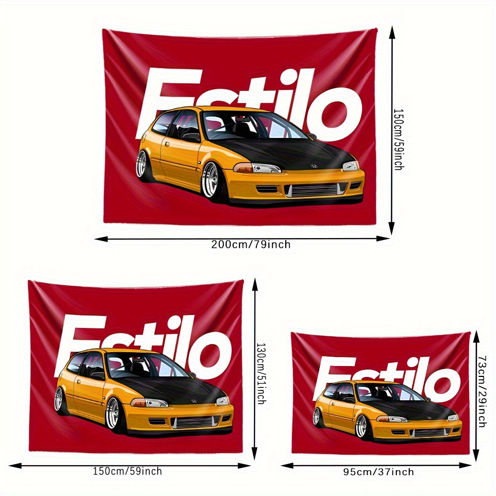 Tapeçaria Automotiva Honda Civ - Wall Scroll Tapestry avaliação e preço